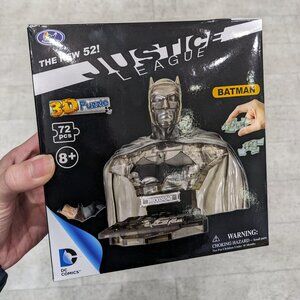 3D Puzzle - Batman Justice League The New 52 (New, Unopened) - 72 pieces